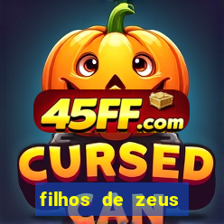 filhos de zeus mitologia grega